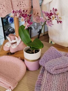 🌷🪷Une jolie passion que nous avons chez Ladylaine, mêler fleurs et tricot. Je vous présente un cadeau que l'on m'a offert, une belle orchidée qui va parfaitement avec les tricots présentés.🪷🌷

Tout autour, une présentation des petits modèles layette tricotés en laine, à offrir.🎁

A découvrir en boutique Ladylaine et sur notre site www.ladylaine.net. 🛒

Bon jeudi !🌞
•
#ladylaine #laine #orchidee #langyarns #layette