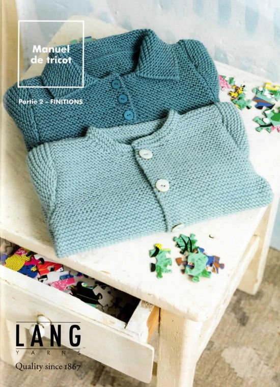 livre tricot les finitions lang yarns