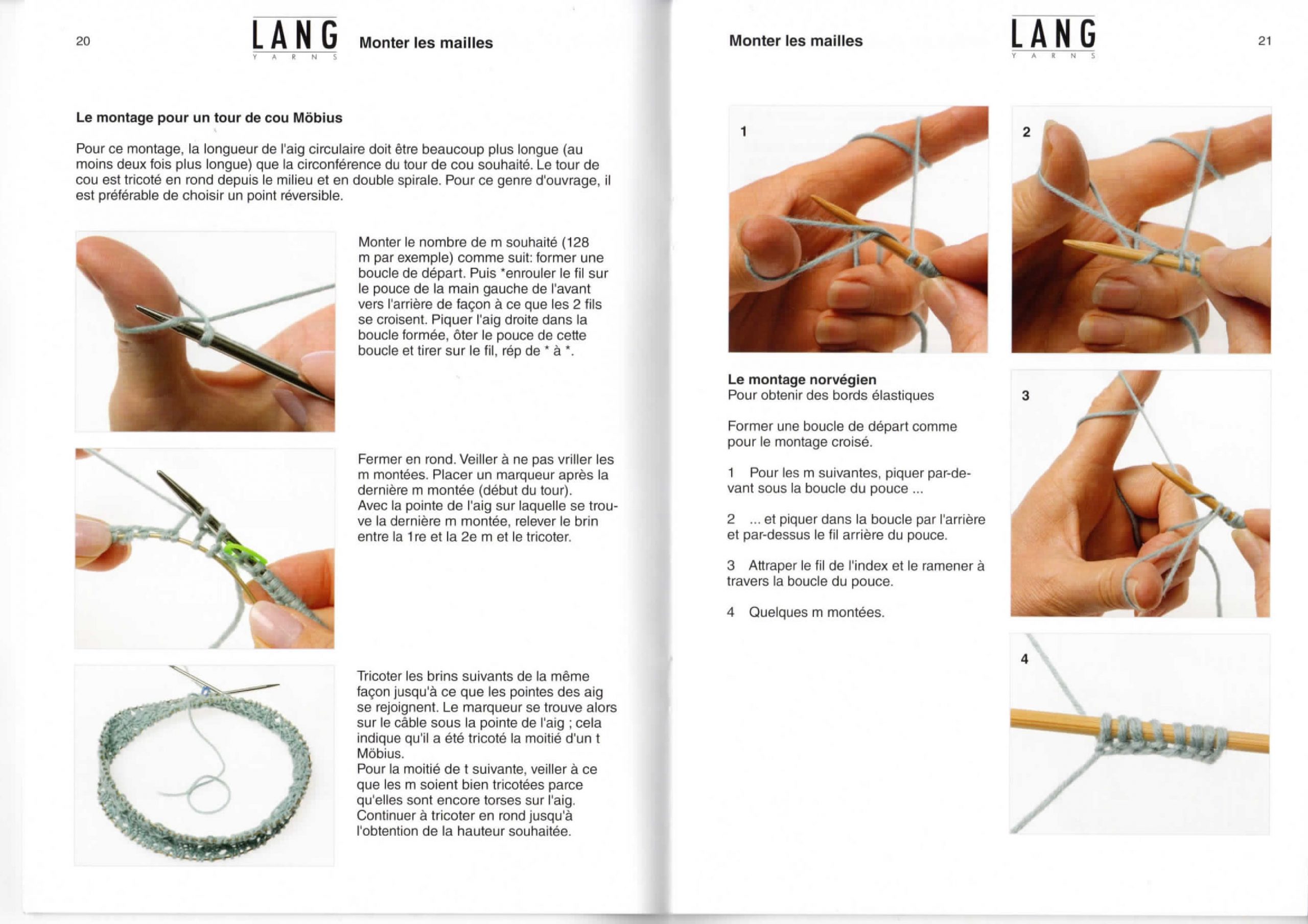 livre tricot lang yarns