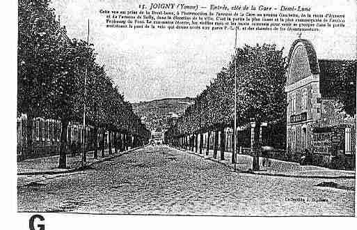 Ancienne carte postale Avenue Gambetta Joigny Yonne