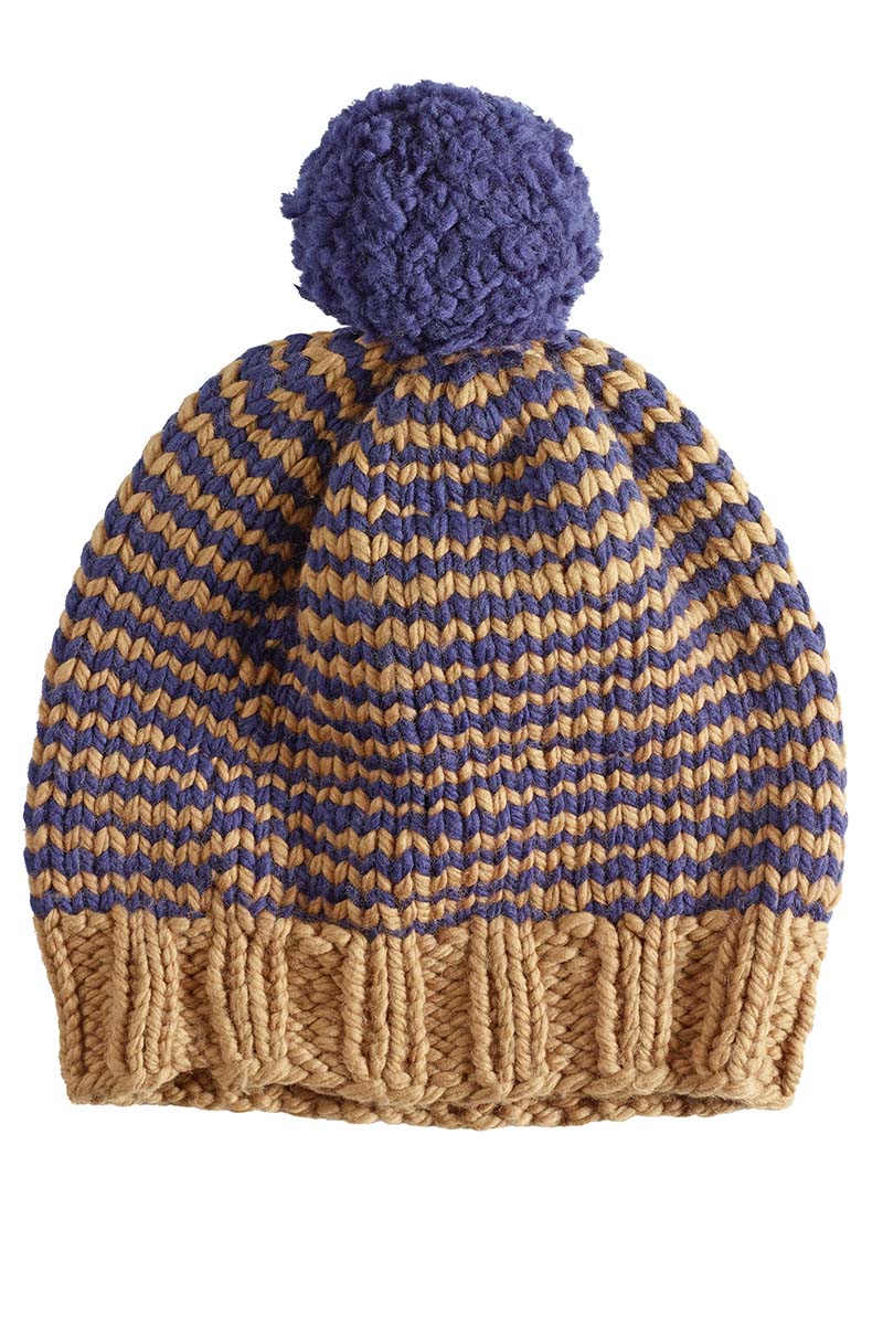 bonnet avec pompon