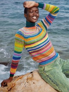 🪢🌈Pull top down tricoté de haut en bas aux couleurs arc-en-ciel.🌈🪢

👕Modèle Gregoria 228 du catalogue @langyarns_official Punto 85 Infinity.

🧶Laine Infinity coloris 1164.0001 de @langyarns_fr

🔄Tailles S/M/L/XL = 4/4/4/4 pelotes.

➿️Point de Jersey endroit et côtes 1/1.

🪡Aiguilles n°4.5 et 5.

Bon mardi !👌
•
#ladylaine #langyarns #infinity #topdownsweater #topdown