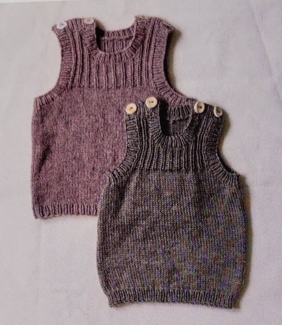 debardeur vale livre des mours de tricots pour les tout-petits