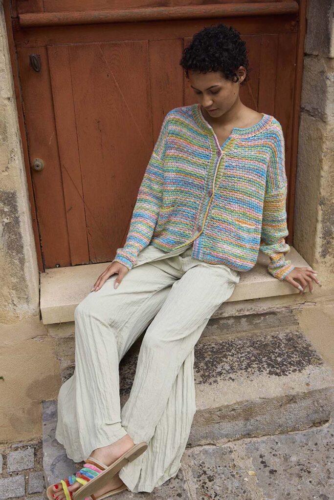 Gilet 2 catalogue Lang Yarns Punto 82 Lisboa