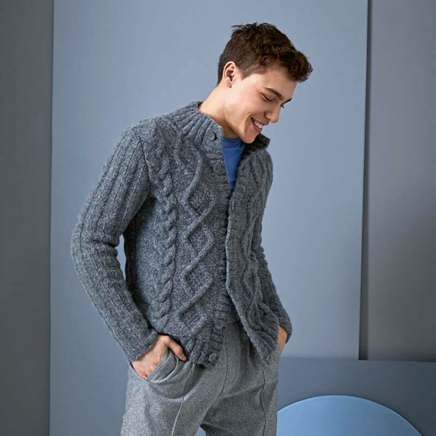 gilet homme laine lang yarns