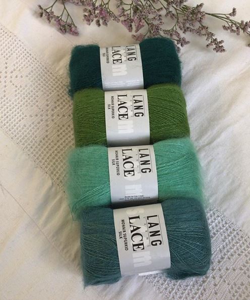 mohair et soie lace lang yarns