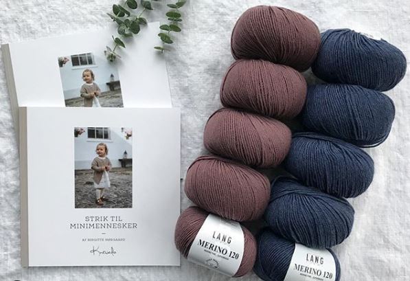 merino 120 et livre des amours de tricot pour les tout-petits