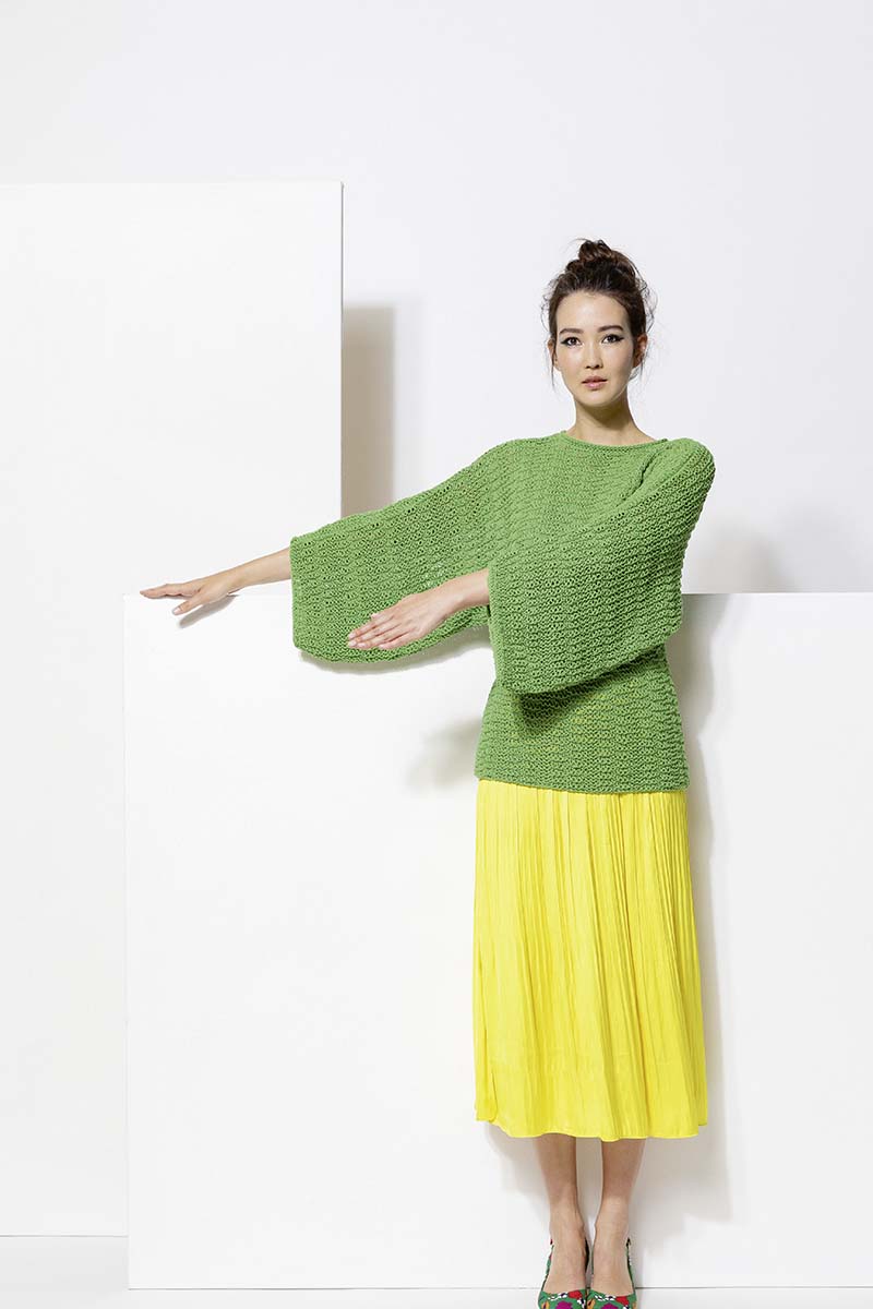 modele tricot femme coton bio
