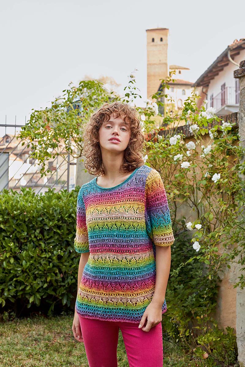 Pull 6 catalogue Lang Yarns Punto 57 Linello