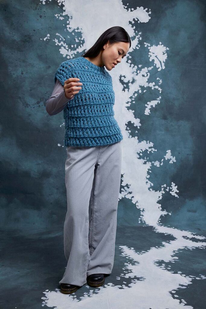 Débardeur 51 catalogue Lang Yarns FAM 286 Collection