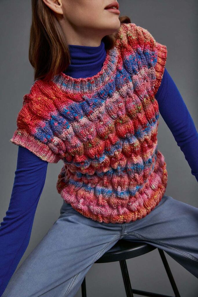 Débardeur 113 catalogue Lang Yarns Punto 88