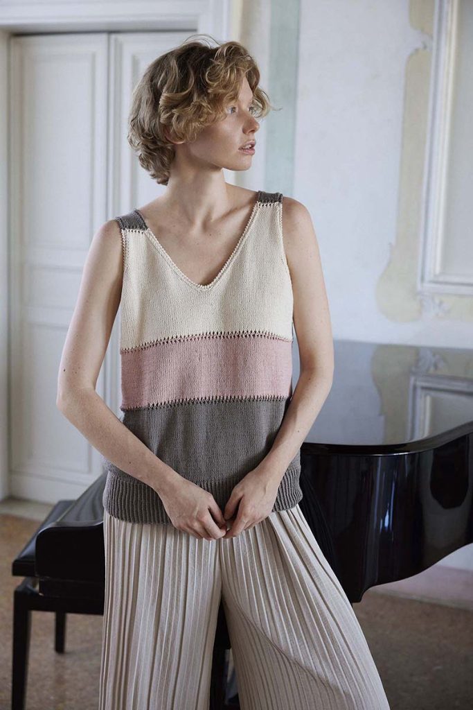 Débardeur 4 catalogue Lang Yarns Punto 92