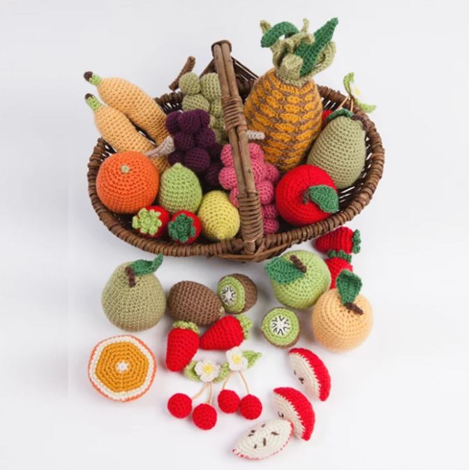 legumes et fruits crochet