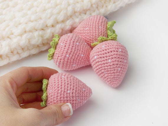 fraises amigurumi