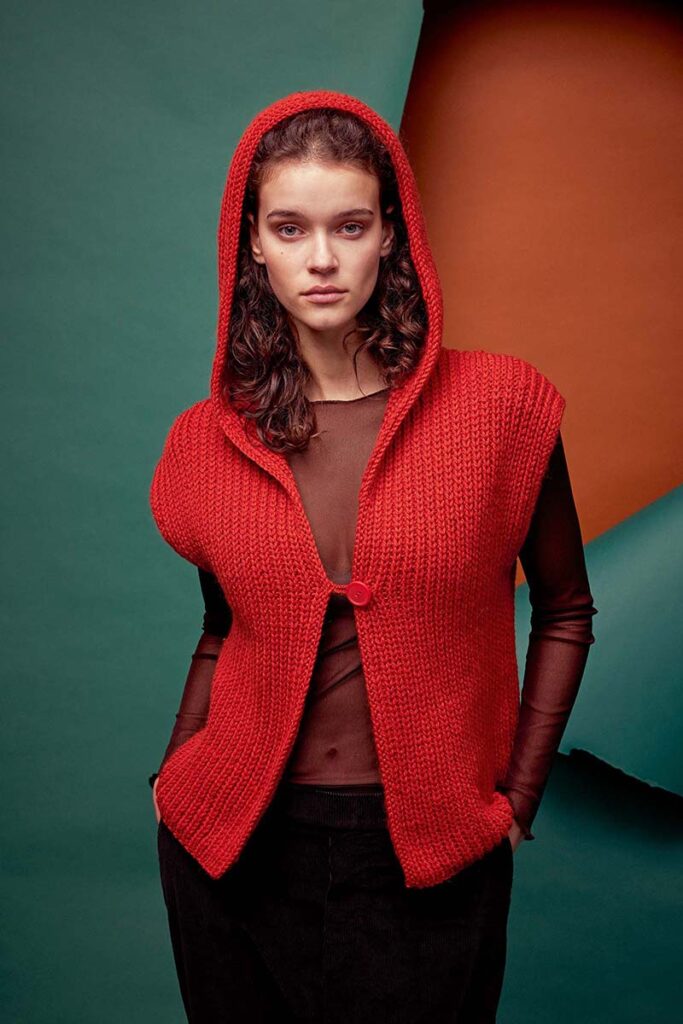 Gilet 10 catalogue Lang Yarns FAM 286 Collection