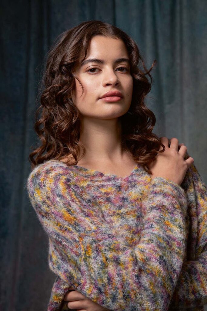 Pull 1 catalogue Punto 64 Lang Yarns en laine Muse