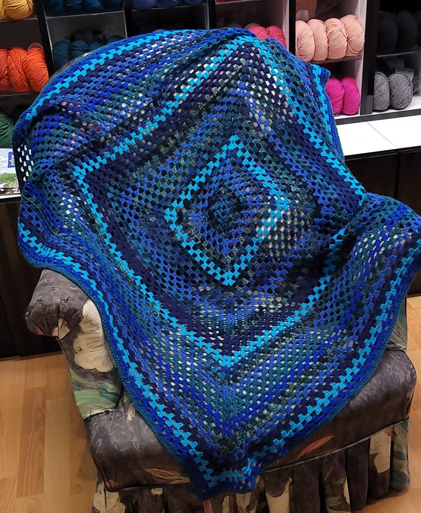 couverture granny au crochet