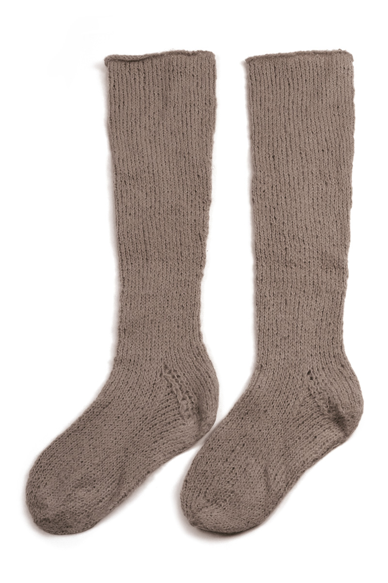 chausettes montantes tricot