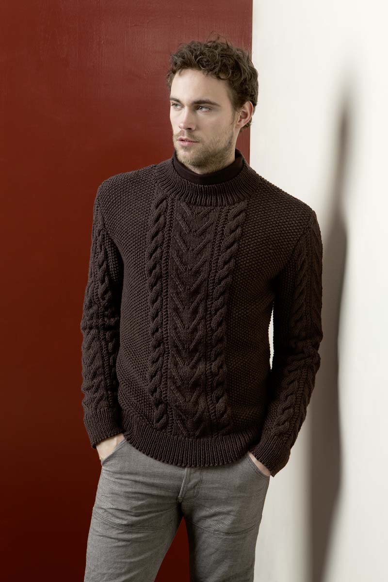 pull homme laine merinos lang yarns