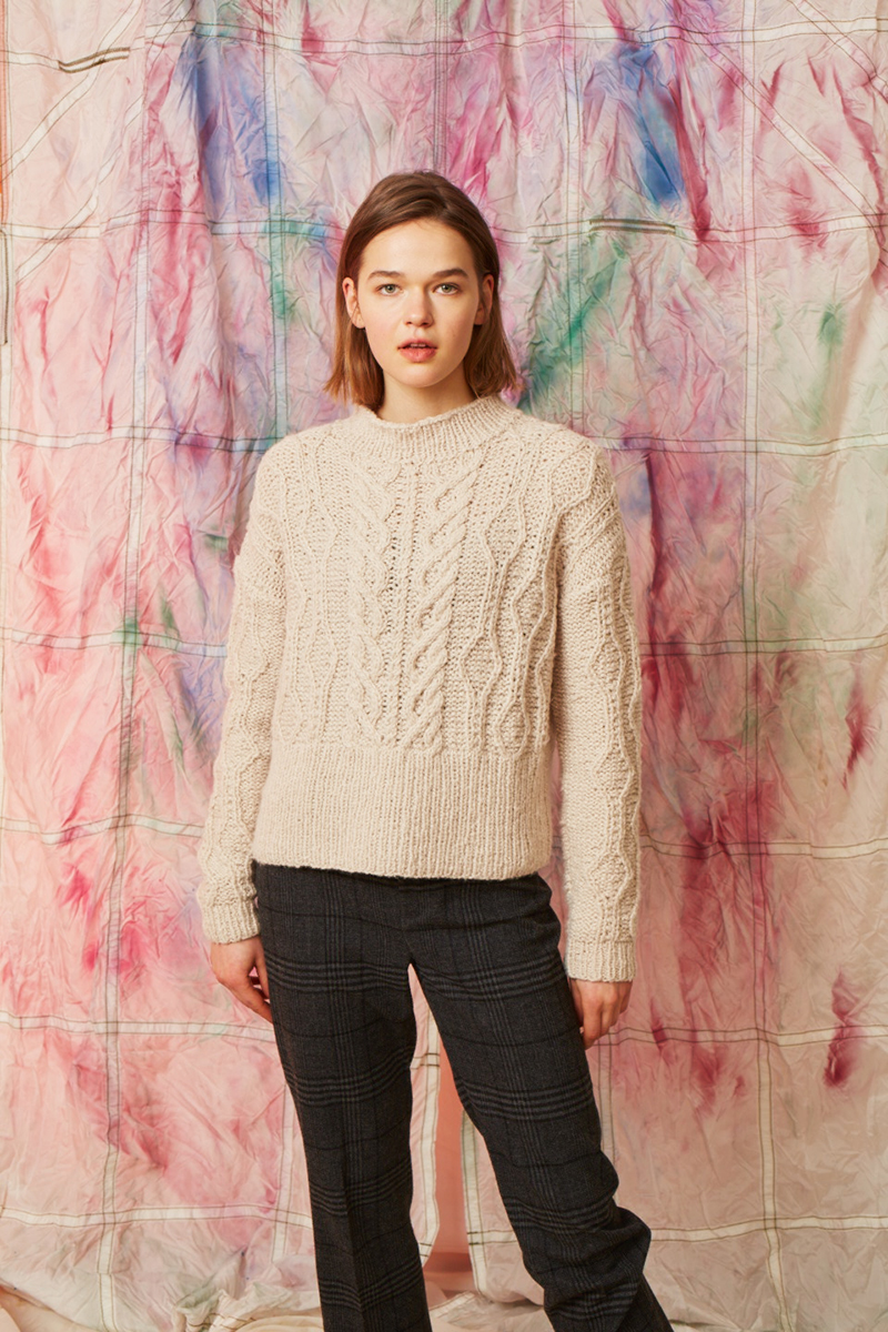 pull femme tricot