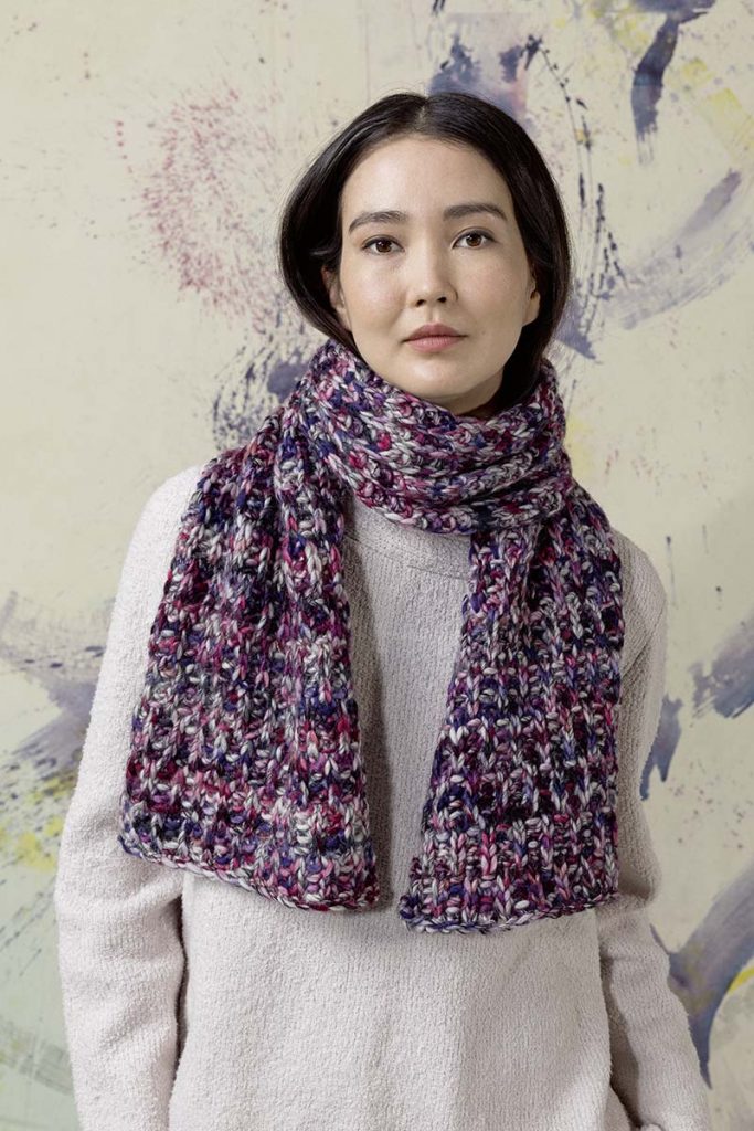 echarpe laine lyonel lang yarns