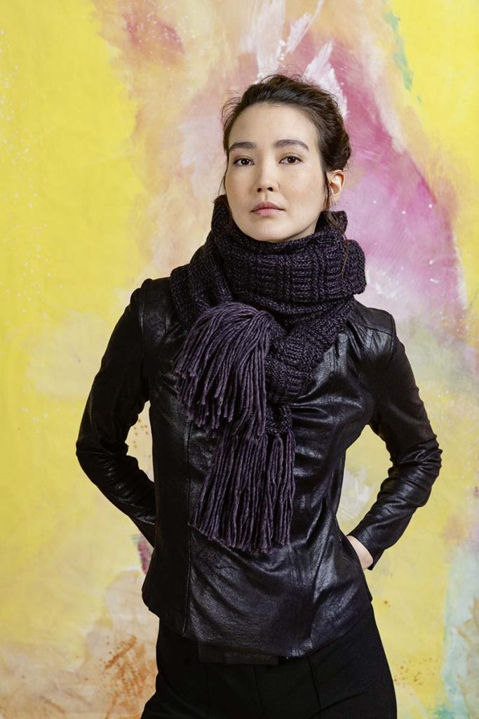 echarpe laine london lang yarns