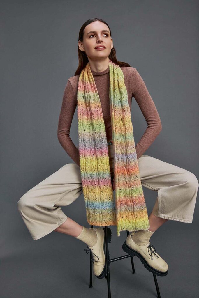 Echarpe 70 catalogue Lang Yarns Punto 88