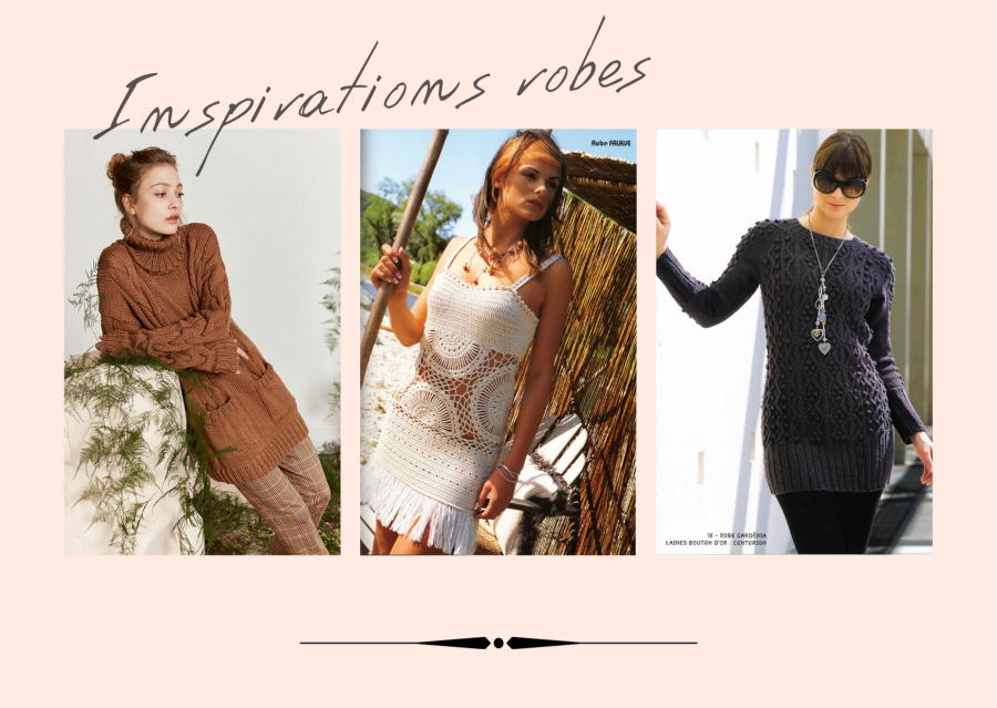 inspirations robes tricot et crochet