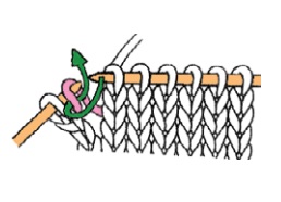 augmentation à 1 maille du bord tricot tuto