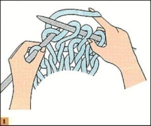 etape 1 augmentation tricot