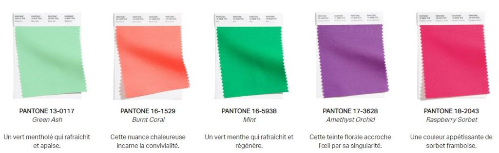 pantone couleurs 2021