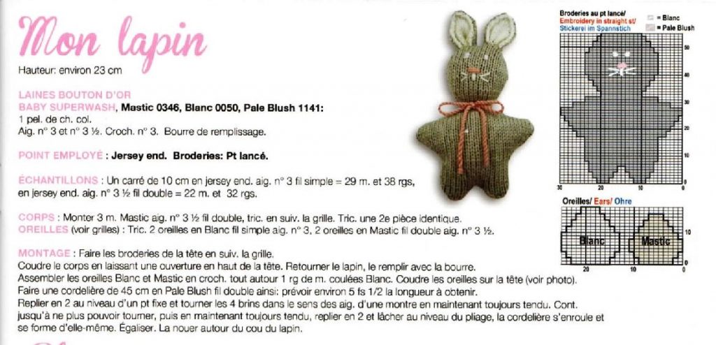 lapin tricot