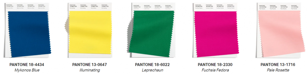 couleurs tendances pantone 2021