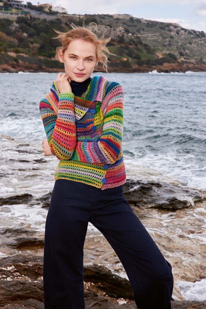 Gilet 28 catalogue Lang Yarrns Punto 85