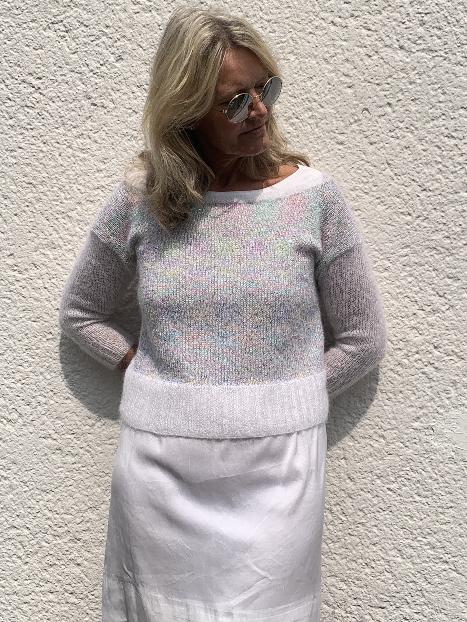 Pull en laine mohair Mohair Luxe et Pailettes