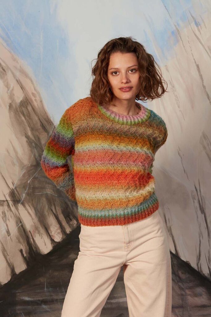 Pull 8 catalogue Lang Yarns Punto 61