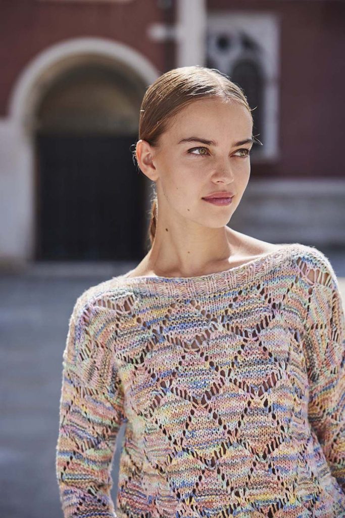 Pull 14 catalogue lang Yarns Punto 91