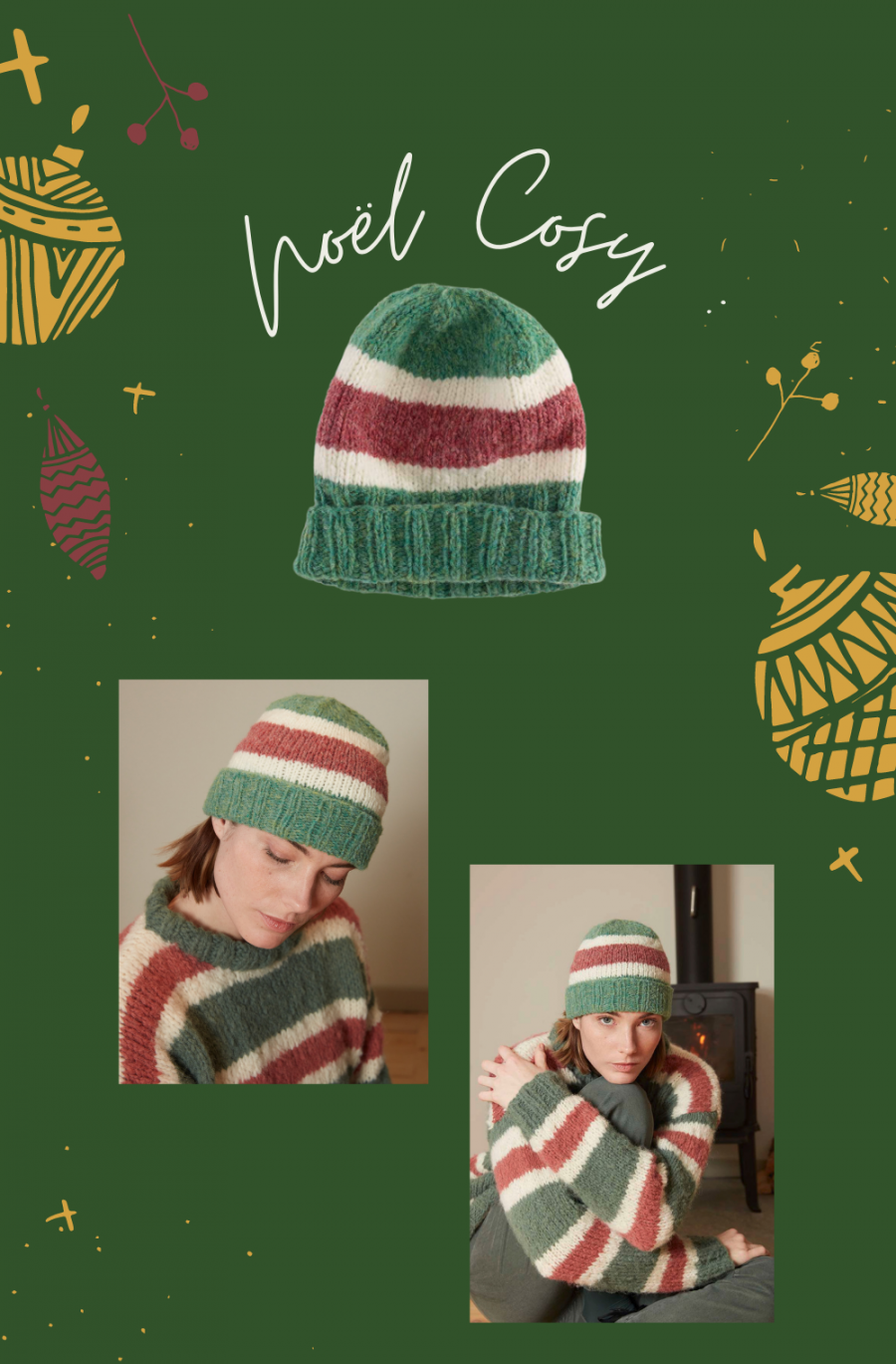 bonnet laine air wooladdicts pour Noël