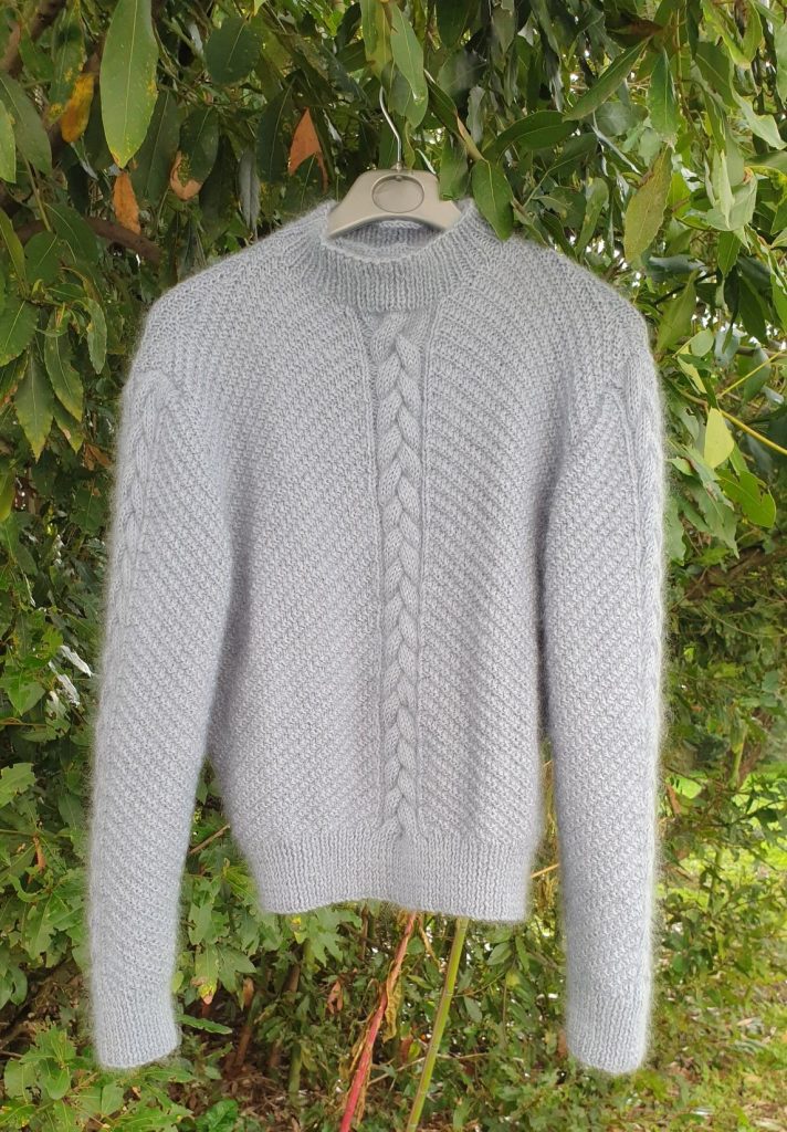 Pull en laine Mohair Luxe et Cashmerino Lang Yarns