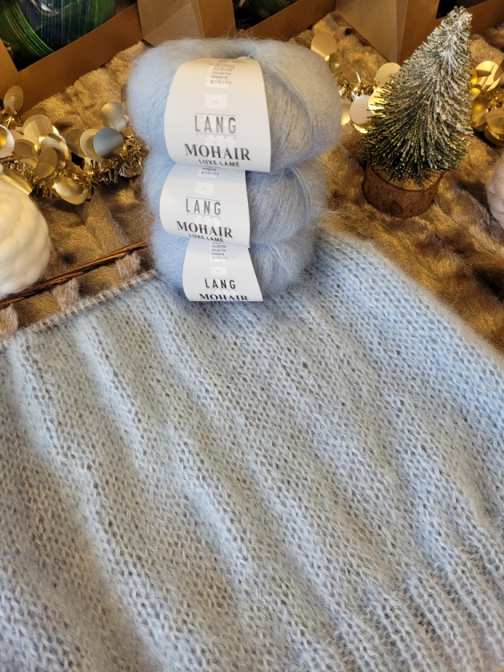 Endroit Pull en laine Mohair Luxe lamé de Lang Yarns