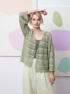 🍐Gilet aux crochet dans un joli coloris printanière de vert sauge🍐

🧥Modèle 15 Artemis du catalogue @langyarns_official FAM 288 collection, saison Printemps été 2026.

🧶Laine et soie Classic Silk coloris 1167.0044 = 11/13 pelotes de @langyarns_fr

➿️Point de brides, demi brides, doubles brides et doubles brides croisées.

🪡Crochet n°3.

Bon dimanche !🙂
•
#ladylaine #giletcrochet #crochet #gilet #langyarns