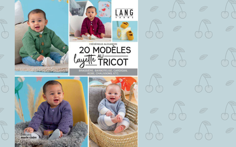 livre 20 modèles layette au tricot laines Lang Yarns