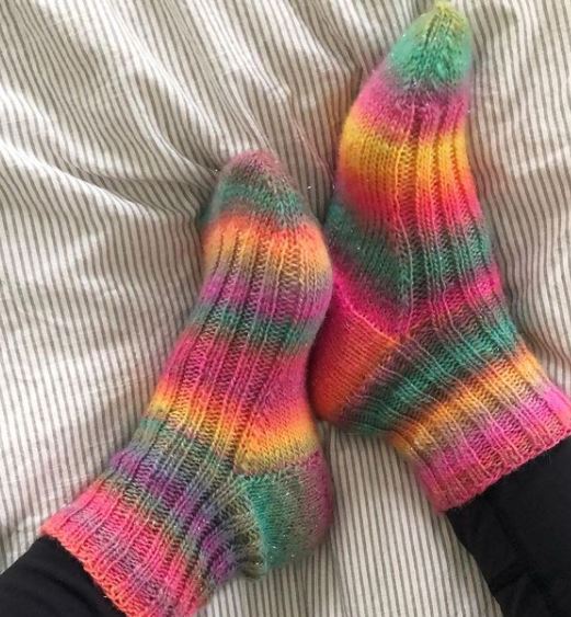 Chaussettes laine Mille Colori Socks & Lace Luxe Lang Yarns