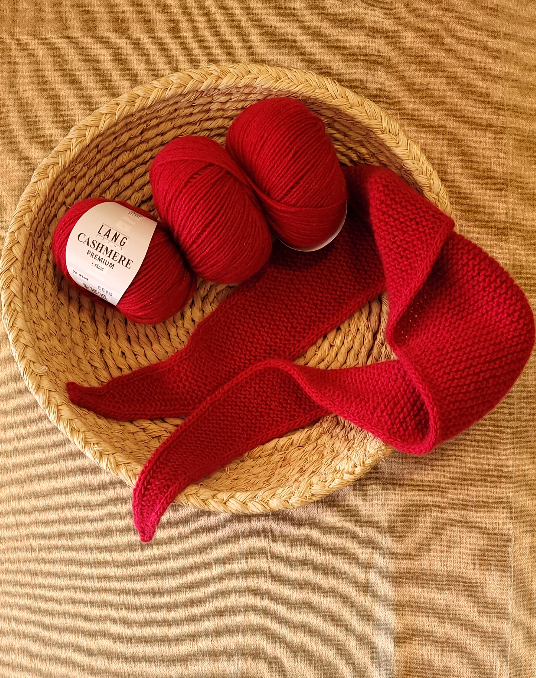 Sophie Scarf laine Cashmere Premium Lang Yarns
