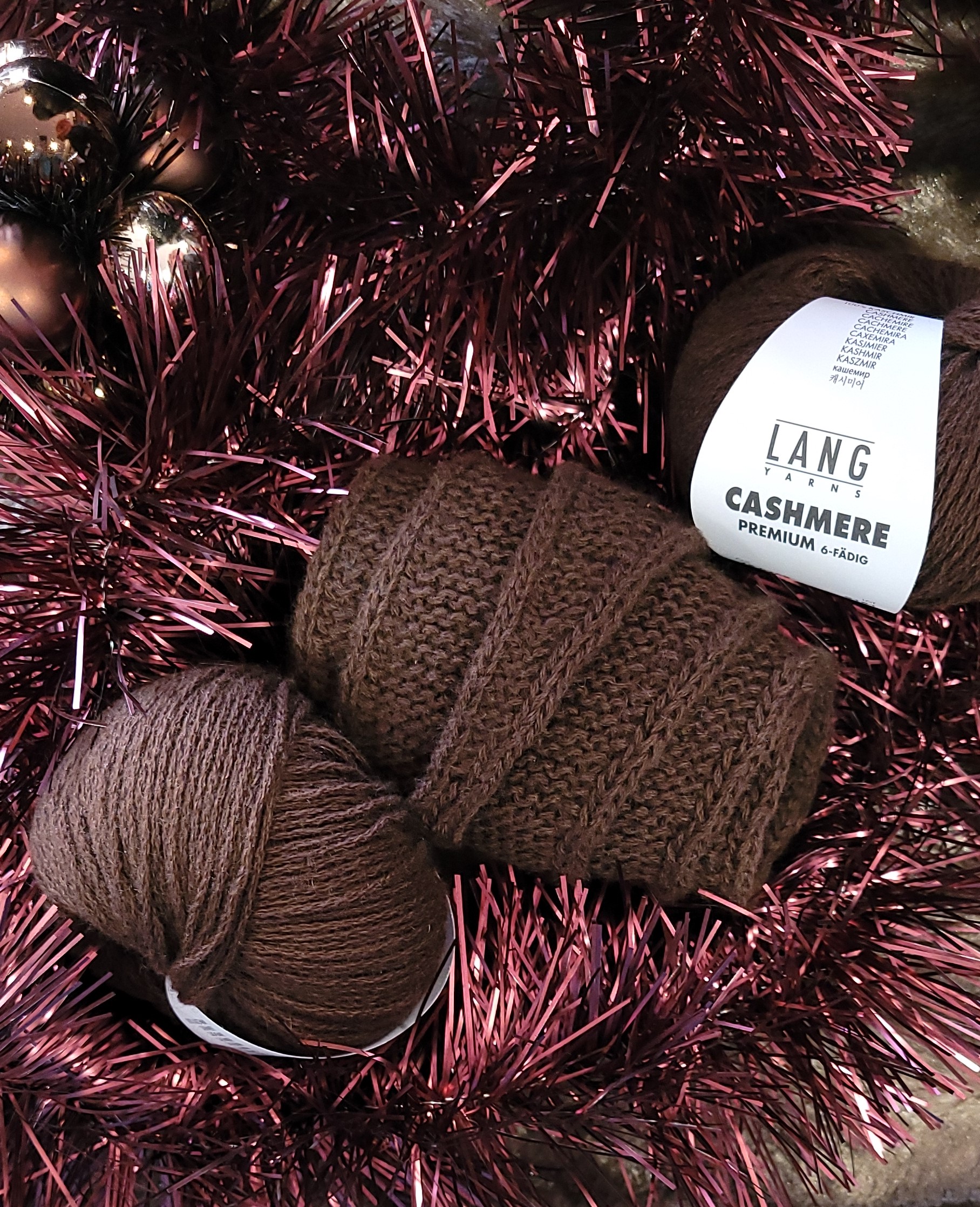 sophie scarf laine cashmere premium lang yarns