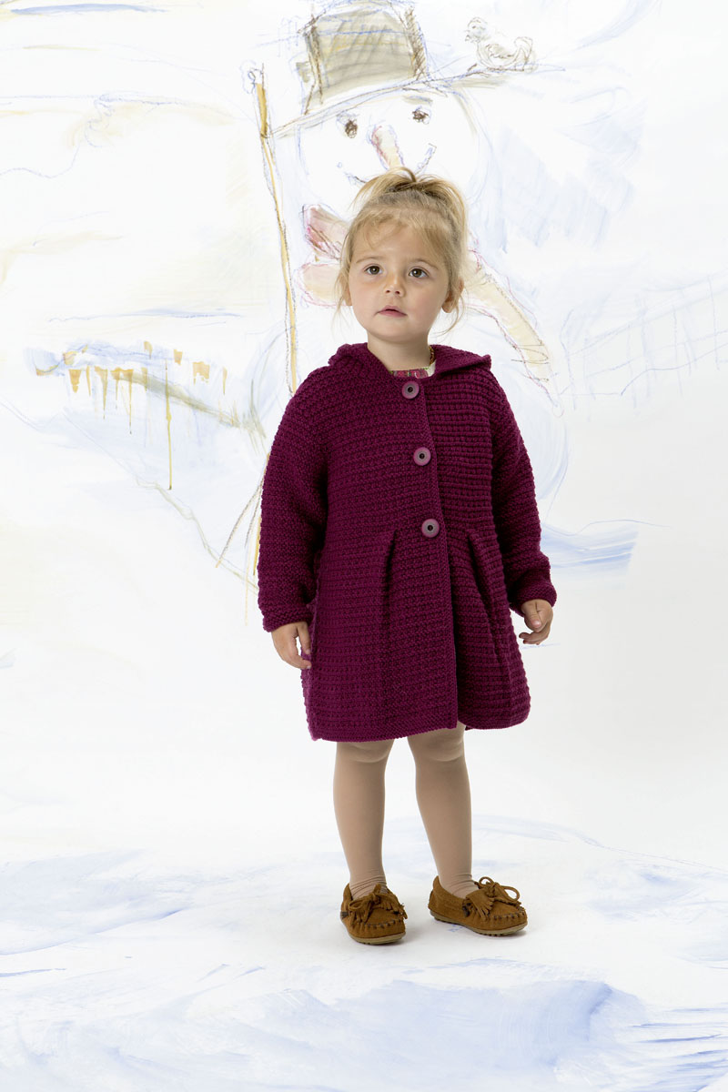 manteau pour bébé Modèle 12 catalogue Lang Yarns FAM 230