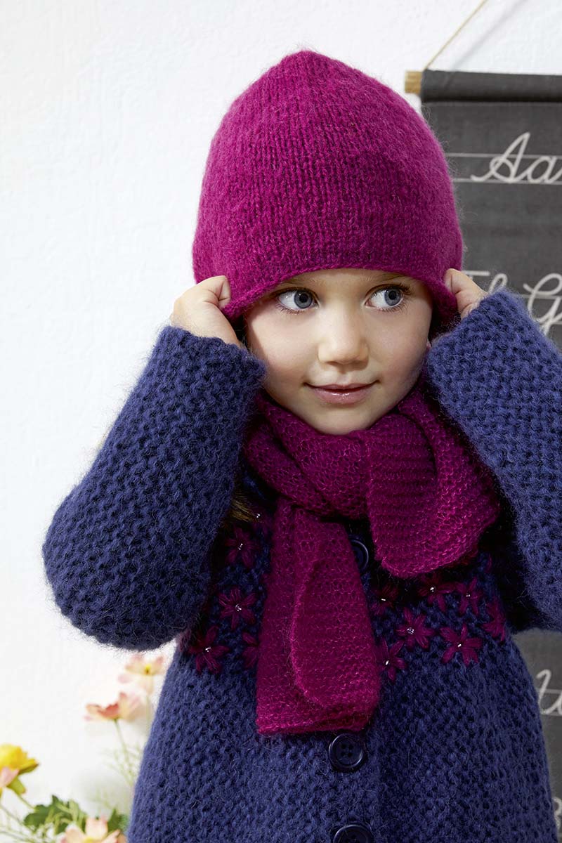 Bonnet enfant n°4 catalogue Lang Yarns 254