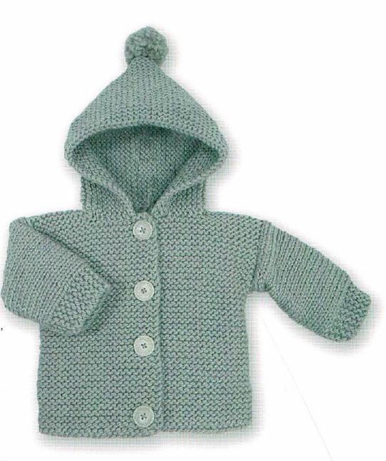 Manteau à capuche Bouton d'Or layette