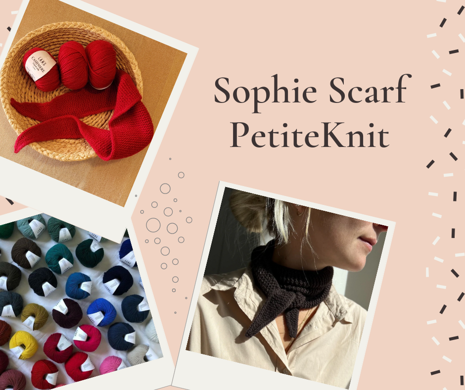 Sophie Scarf de PetiteKnit, l'écharpe tricotée - Le blog de Ladylaine