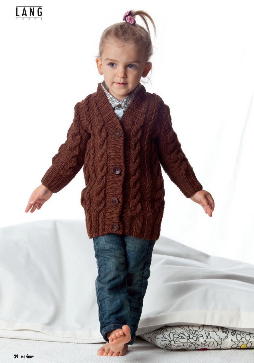 manteau pour bébé Modèle 29 catalogue Lang Yarns FAM 196